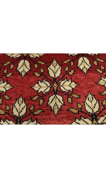 3 x 22 Vintage Red Turkish Oushak Rug 50658