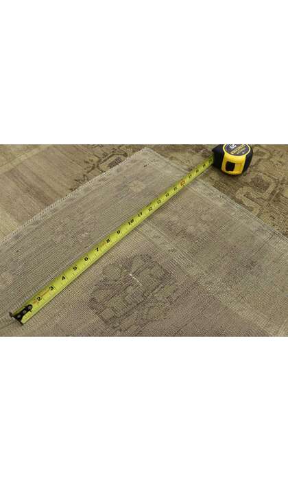 3 x 9 Vintage Turkish Oushak Rug 50838