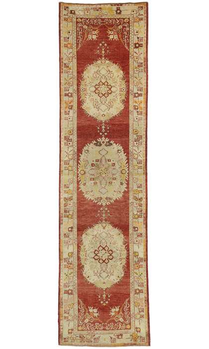 3 x 13 Vintage Turkish Oushak Rug 51043