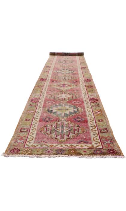 3 x 12 Vintage Oushak Rug 520593 x 12 Vintage Oushak Rug 52059