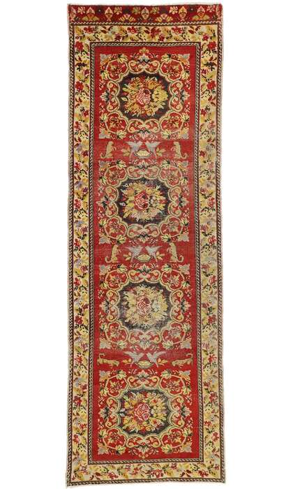 3 x 10 Vintage Oushak Rug 52067