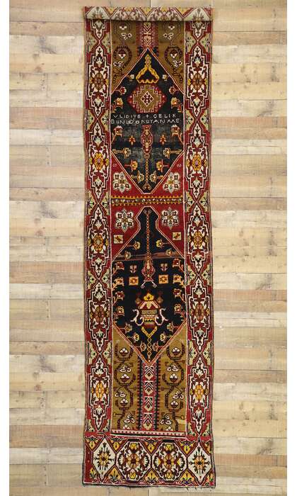 3 x 13 Antique Oushak Rug 52196