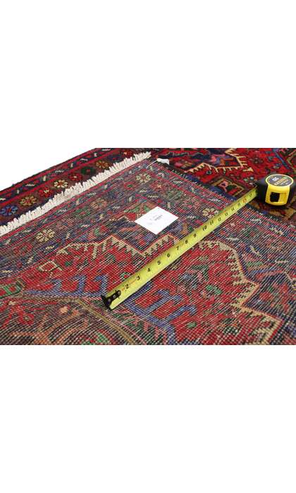 4 x 13 Persian Vintage Heriz Rug Runner 60243