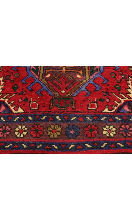 4 x 13 Persian Vintage Heriz Rug Runner 60243