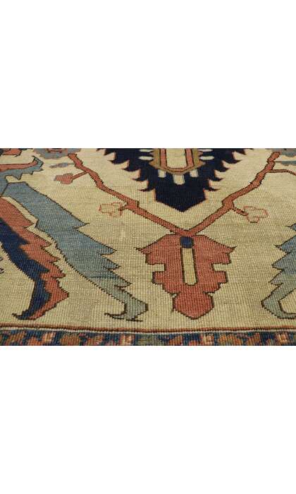 11 x 15 Antique Serapi Rug 76927