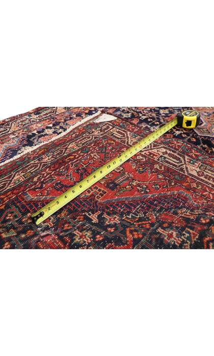 4 x 9 Antique Persian Hamadan Rug 77343