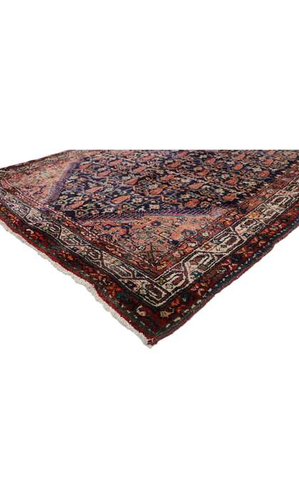 4 x 9 Antique Persian Hamadan Rug 77343