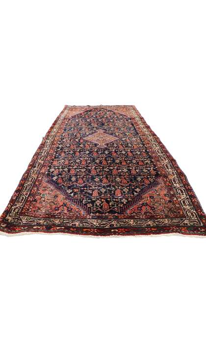 4 x 9 Antique Persian Hamadan Rug 77343