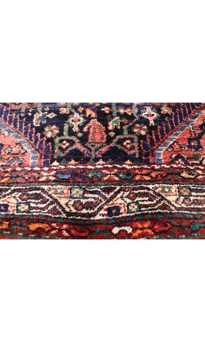 4 x 9 Antique Persian Hamadan Rug 77343