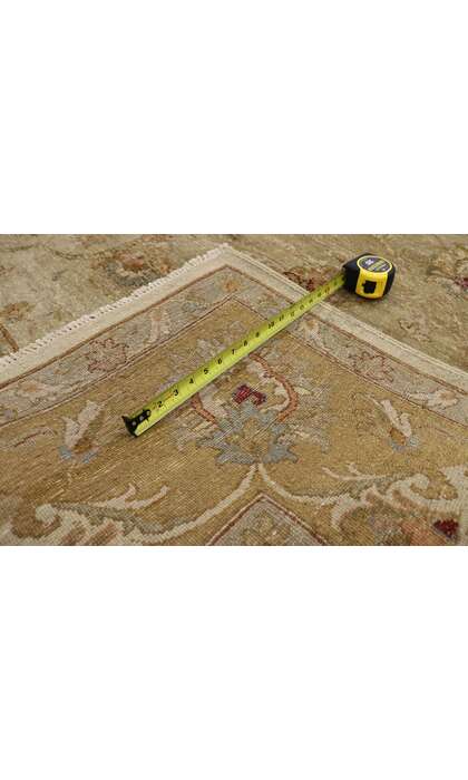 8 x 12 Vintage Earth-Tone Indian Rug 77366