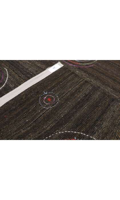 7 x 8 Vintage Uzbek Afghan Kilim Rug 80098