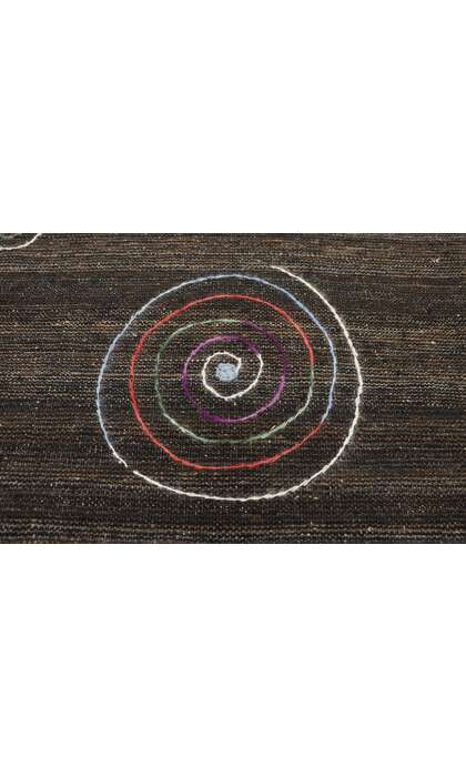 7 x 8 Vintage Uzbek Afghan Kilim Rug 80098