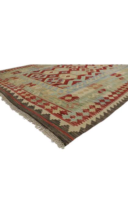 7 x 10 Vintage Afghan Kilim Rug 80119