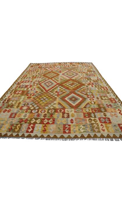 6 x 8 Vintage Afghan Kilim Rug 80165