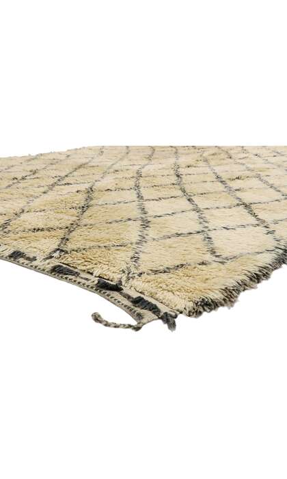 7 x 13 Vintage Moroccan Beni Ourain Rug 20328