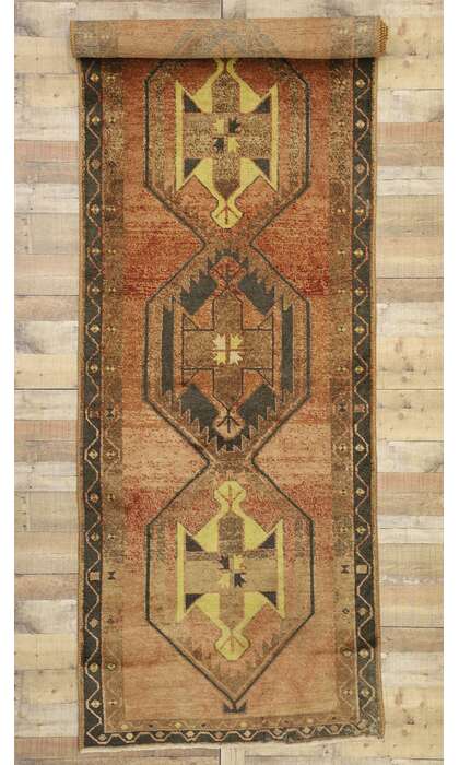 4 x 14 Vintage Oushak Rug 50081