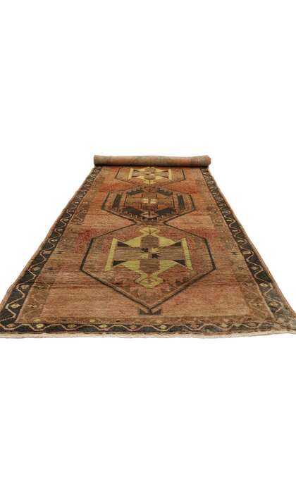 4 x 14 Vintage Oushak Rug 50081
