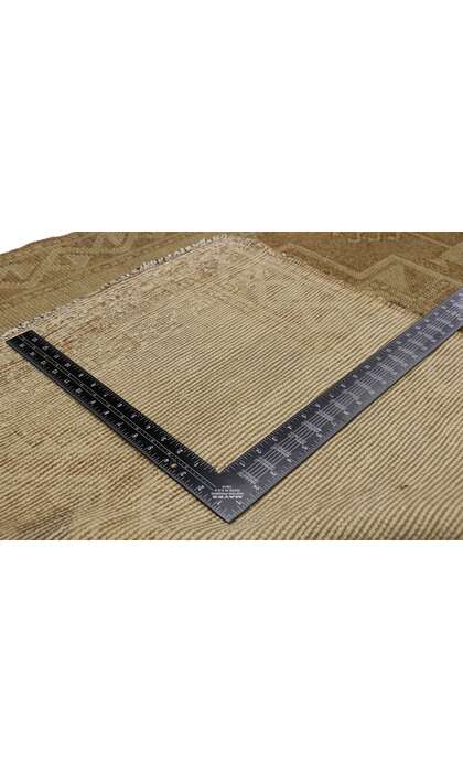 4 x 11 Vintage Turkish Oushak Rug 50835 backside