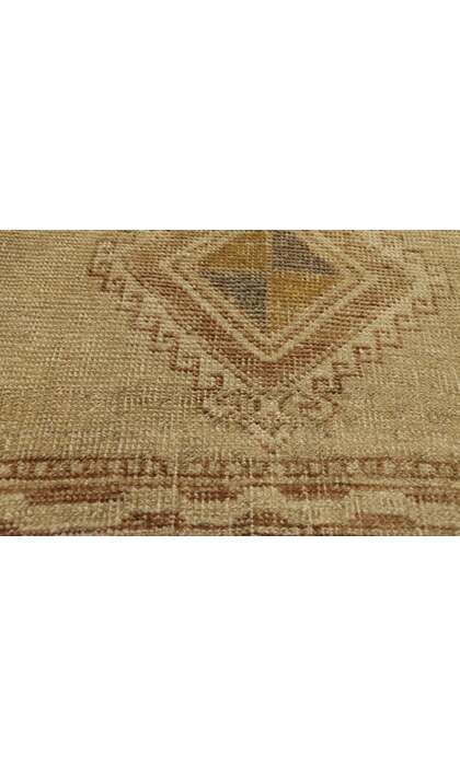 4 x 11 Vintage Turkish Oushak Rug 50835 texture