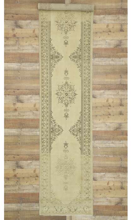 3 x 13 Vintage Turkish Oushak Rug 51041