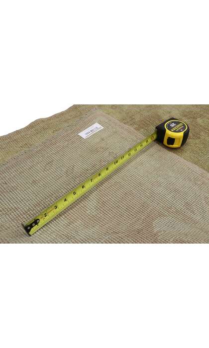 3 x 13 Modern Earth-Tone Oushak Rug Runner 51622