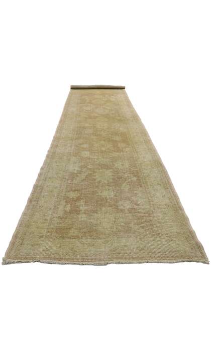 3 x 13 Oushak Rug 516223 x 13 Modern Earth-Tone Oushak Rug Runner 51622