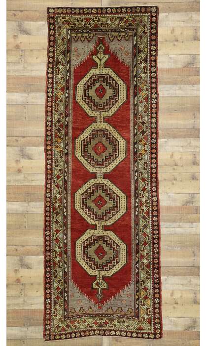 4 x 11 Vintage Oushak Rug 51808