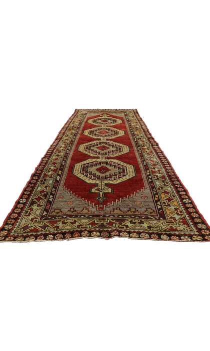 4 x 11 Vintage Oushak Rug 51808