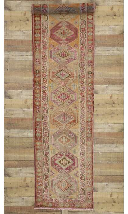 3 x 12 Vintage Oushak Rug 52049