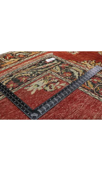 4 x 10 Vintage Oushak Rug 52128