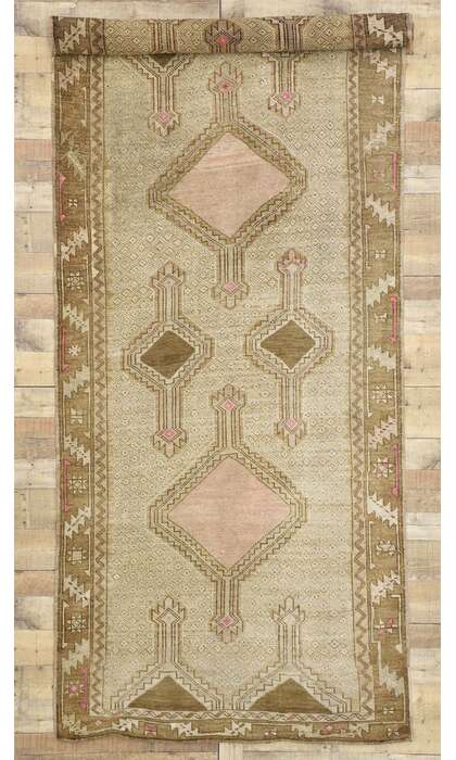 5 x 13 Vintage Turkish Kars Rug 52172