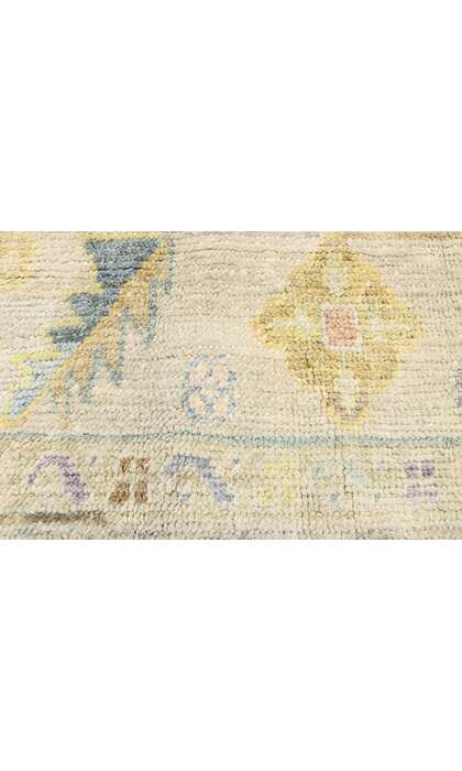 9 x 11 Colorful Turkish Oushak Rug 52529