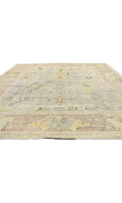 8 x 10 Colorful Oushak Rug 52542