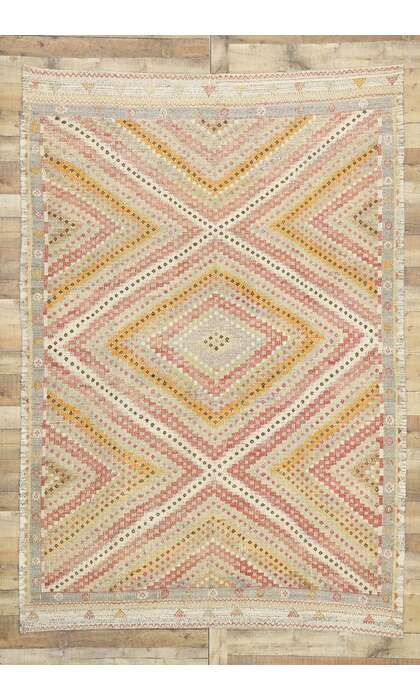 7 x 9 Vintage Kilim Rug 52561