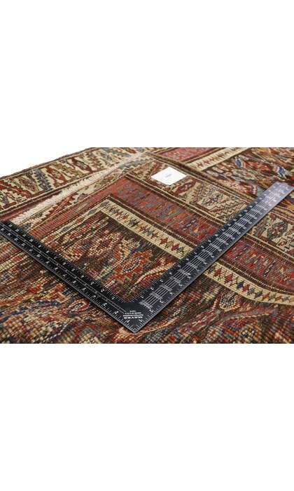 4 x 12 Antique Persian Bijar Rug 72392