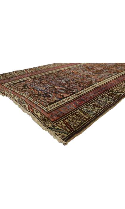 4 x 12 Antique Persian Bijar Rug 72392