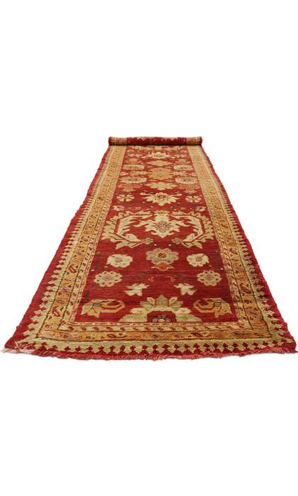 3 x 13 Antique Turkish Oushak Rug 74016