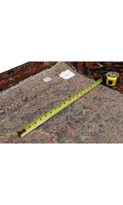 4 x 16 Vintage Persian Hamadan Rug 75363