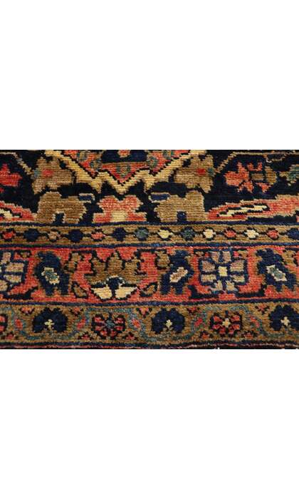 4 x 16 Vintage Persian Hamadan Rug 75363