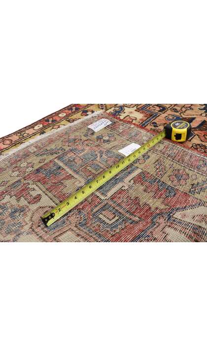 4 x 14 Vintage Heriz Rug 76406