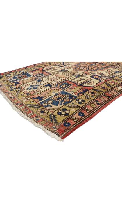4 x 14 Vintage Heriz Rug 76406