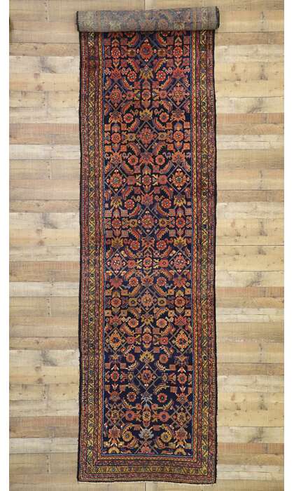 4 x 17 Antique Malayer Rug 76805