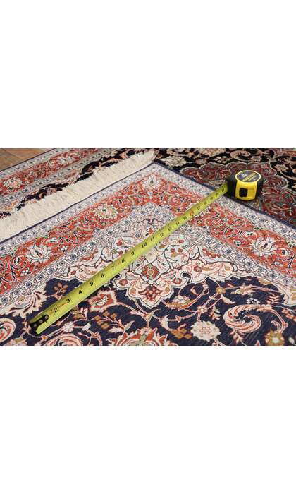 4 x 6 Vintage Silk Kashan Rug 77371