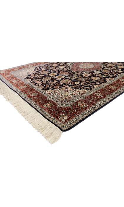 4 x 6 Vintage Silk Kashan Rug 77371