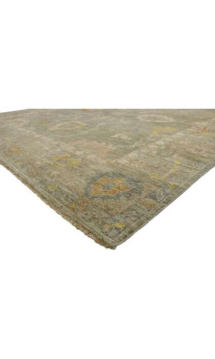 9 x 12 Vintage-Inspired Oushak Rug 80524