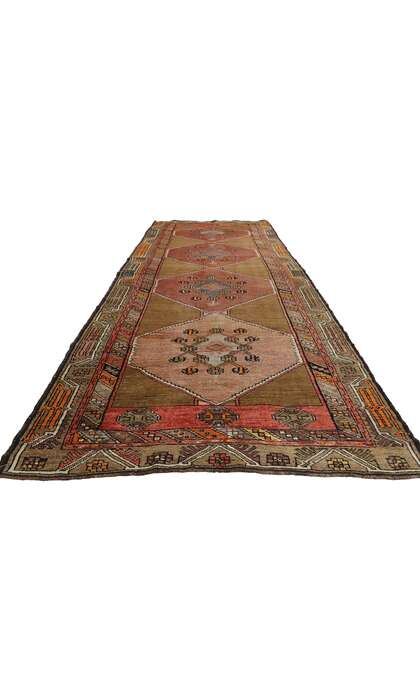 4 x 12 Vintage Turkish Oushak Rug 51052