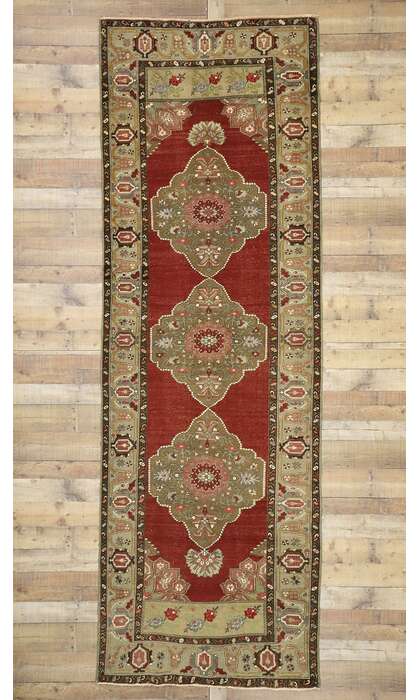 4 x 12 Vintage Oushak Rug 51552