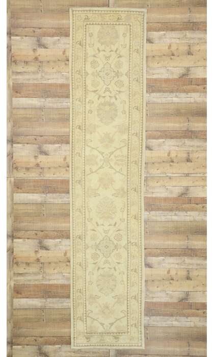 3 x 13 Neutral Oushak Runner 51621