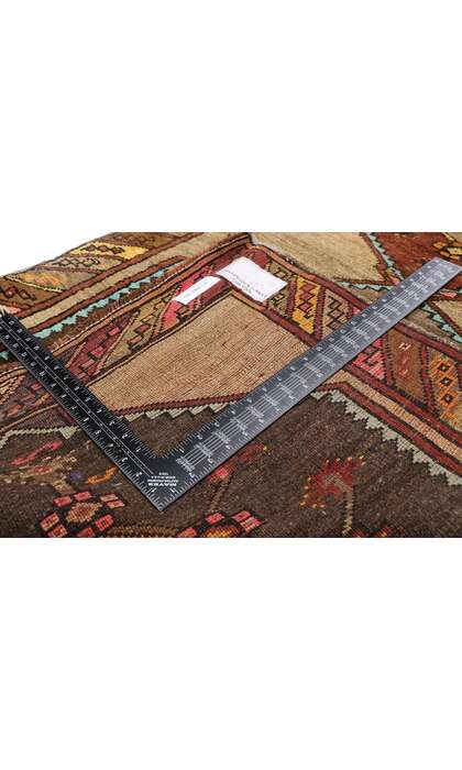 3 x 13 Vintage Turkish Oushak Runner 51842 backside