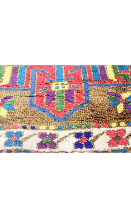 3 x 9 Vintage Turkish Oushak Rug 52066